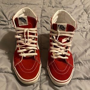 Red Vans High Top